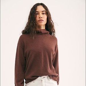 Free people cozy cashmere turtleneck sweater
